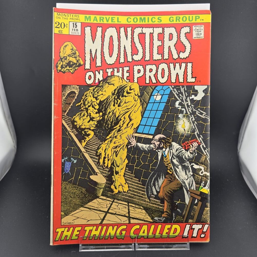 Monsters on the Prowl #15 1972 Marvel Bronze Age Horror Comic Book VG/FN to FN 6